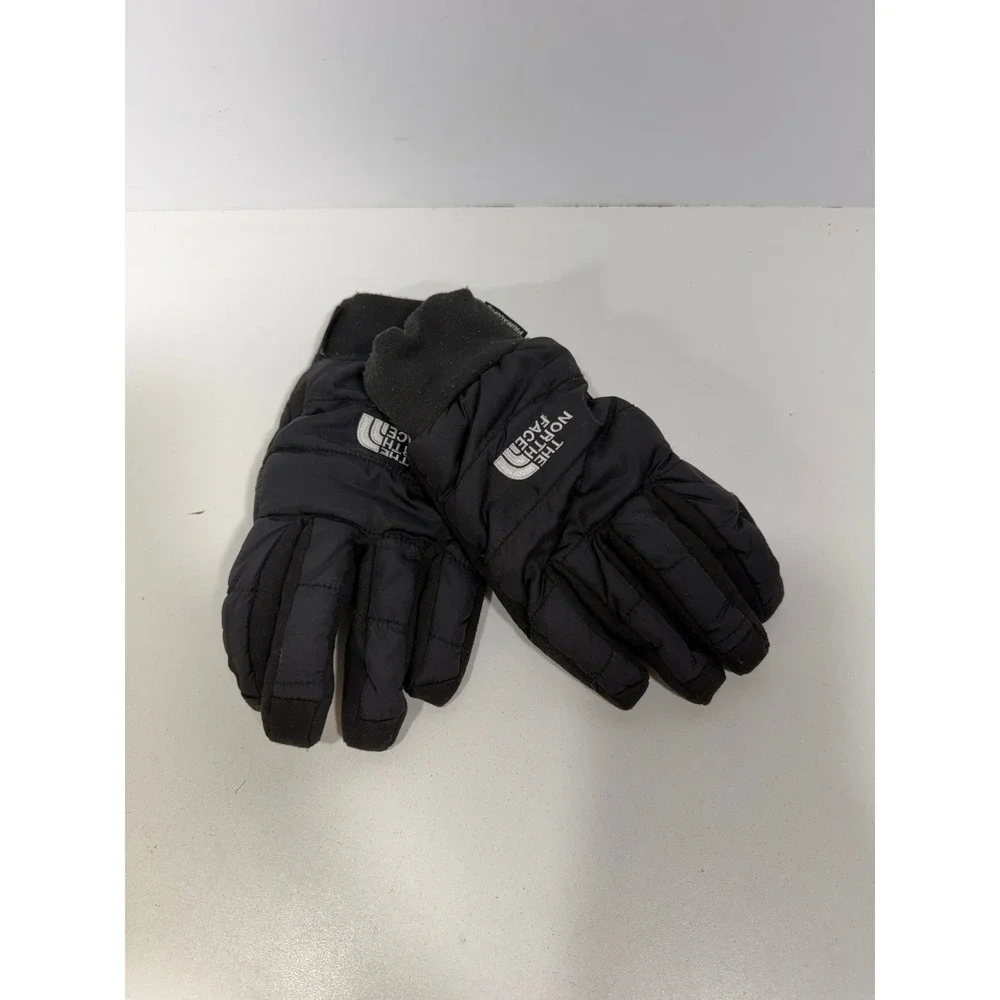 The North Face Primaloft Insulated Winter Gloves Black Quilted Puffer Unisex 9in